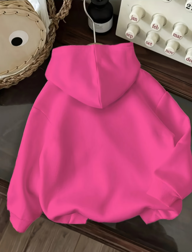 No Thoughts Only Potato Printed Hoodie for Women & Girls | Premium Fleece Winter Hoodie