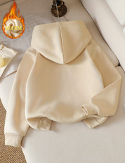 Capybara Cute Hoodie cream