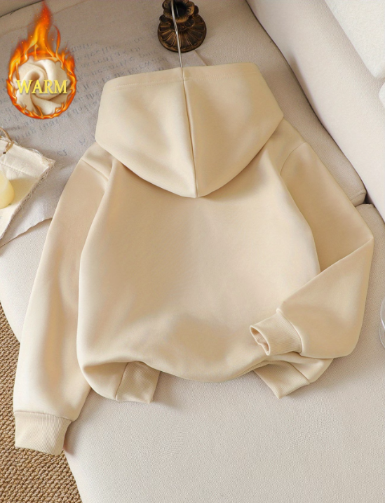 Capybara Cute Hoodie cream