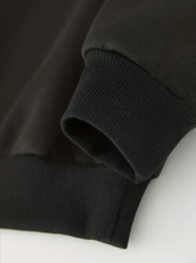 Girls Black Fleece Hoodie